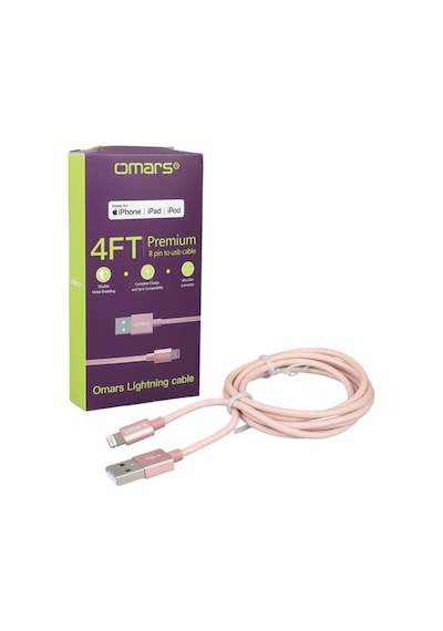 Omars Omlt040rglpb 5 Volt 2.4 Amper Usb To Lightning Şarj Kablosu