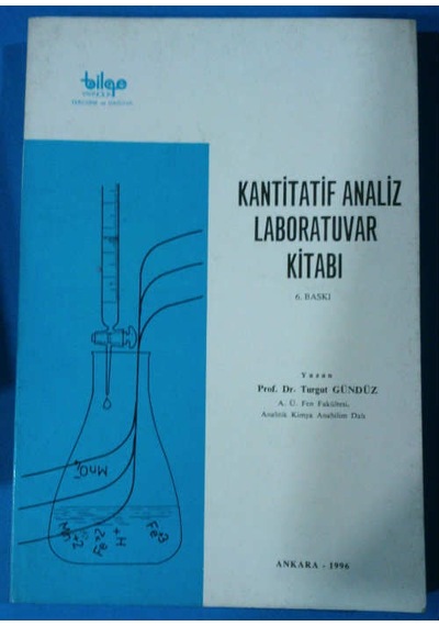 Kantitatif Analiz Laboratuvar Kitabı 1996Yılı Basım Turgut Gündüz