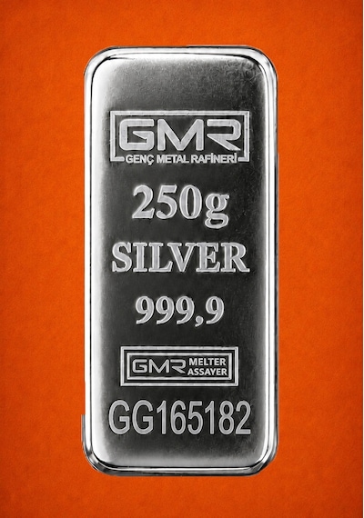 GMR 250 Gram Külçe Gümüş