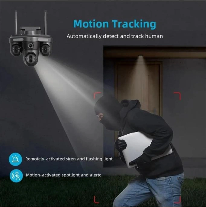 Avenir Av-s344 16mp 4 Kameralı Ptz Wifi Kamera
