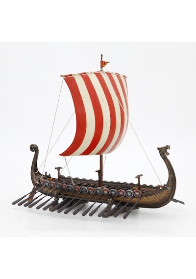 Veronese Yelkenli Viking Gemisi Figür 28x33cm