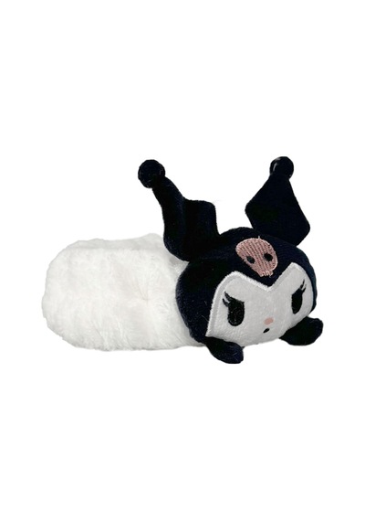 Kuromi Peluş Bandana Makyaj Spa Saç Bandı Beyaz Beyaz