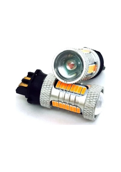 Zembil Pw24W Led 30 Ledli Drl Gündüz Farı Ledi Amber Turuncu