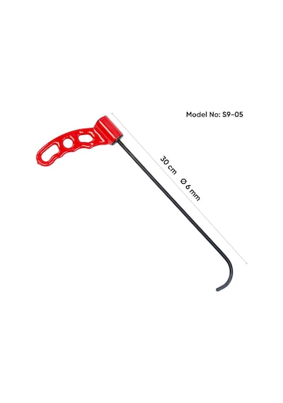 30 Cm 6 Mm Çap 360 Derece Döner Saplı Arka Çamurluk Kapalı Çubuk - S9-05