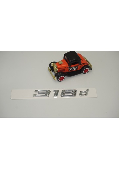 Bmw 318D Bagaj Krom Metal 3M 3D Yazı Logo (528112644)