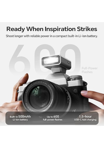 Photoolex G02 Retro Mini Speedlite Kamera Flaşı - Ls-201