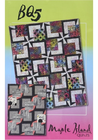 Maple Island Quilts Mıq825 Bq5 Pattern Açik Gri