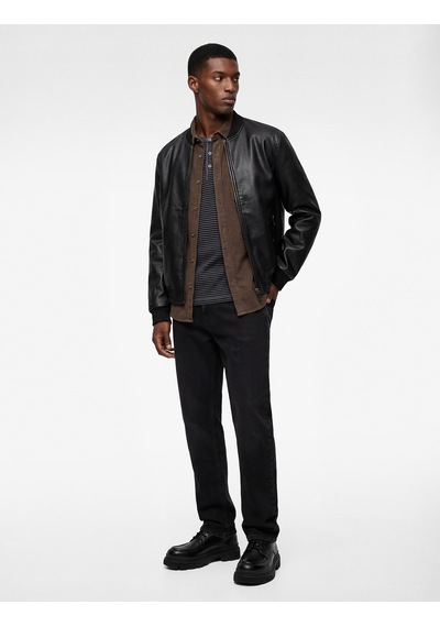 Koton Normal Bel Pamuklu Straight Fit Jean Pantolon - Mark Jean Siyah 6sam40294nd