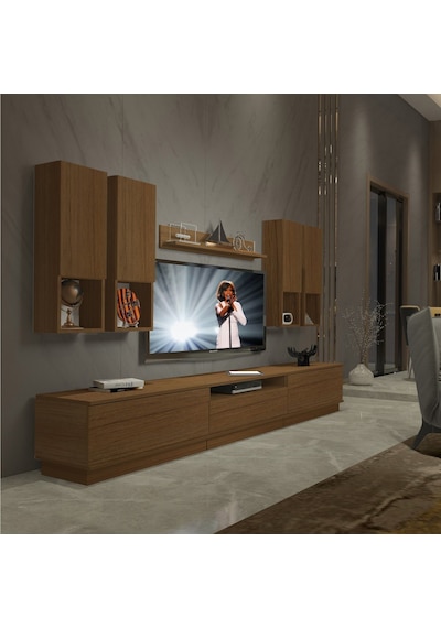 Decoraktiv Trendstyle 8das Slm Tv Ünitesi Tv Sehpası Ceviz