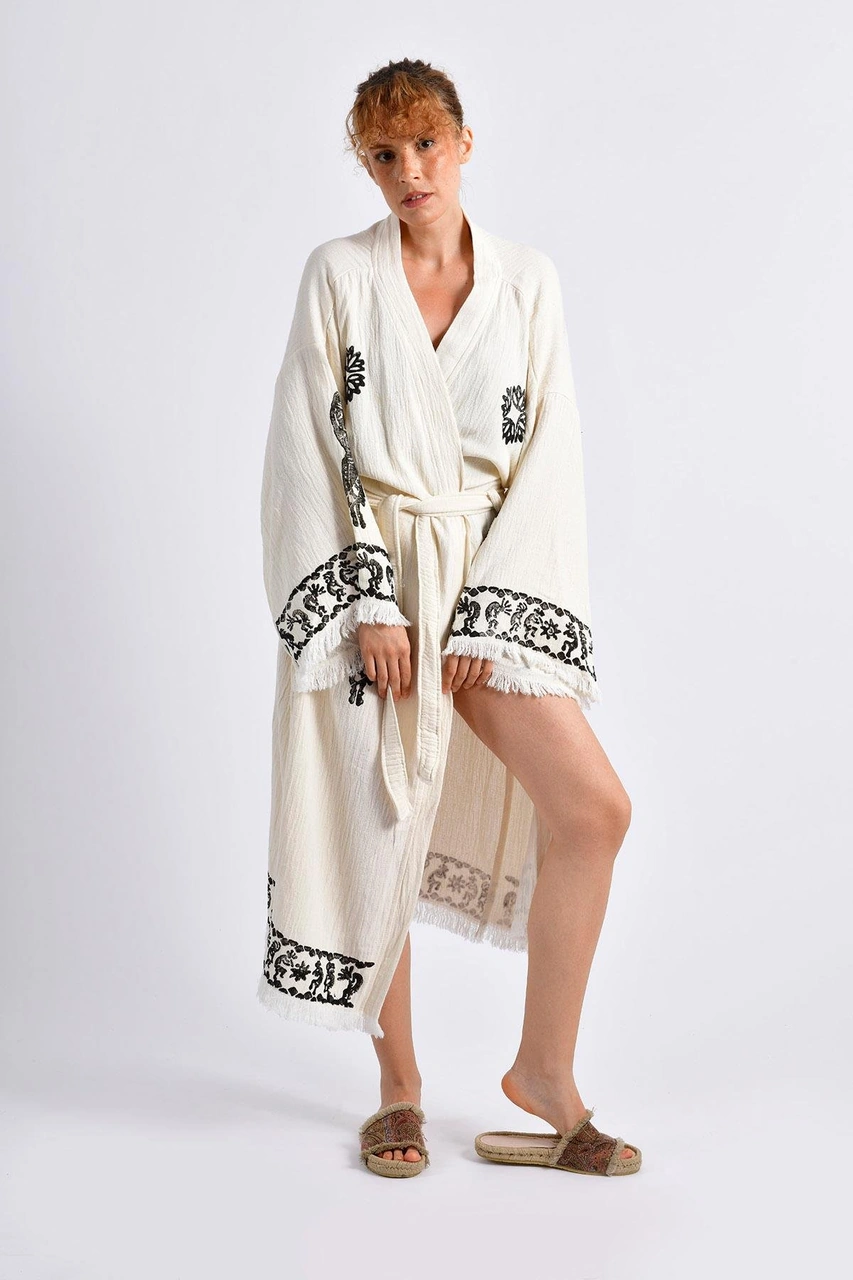 Brandsmithshop Shadow Bloom Kimono Çok Renkli