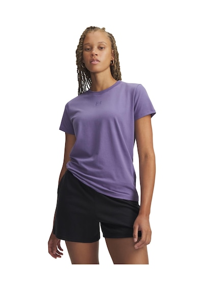 A1383648-520 Under Armour Ua Rival Core Ss Kadın T-shirt Mor A1383648-520