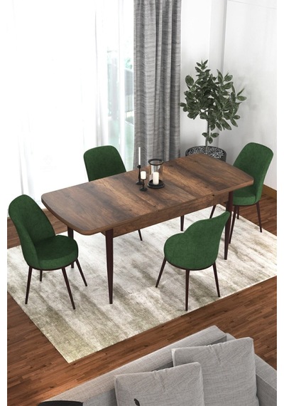 Canisa Concept Kor Serisi 70x114 Açılabilir Mutfak Masası Takımı Barok Desen Masa 4 Haki Yeşil Sandalye Haki Yeşili Canisa Concept Kor Serisi 70x114 Açılabilir Mutfak Masası Takımı Barok Desen Masa 4 Haki Yeşil Sandalye Haki Yeşili
