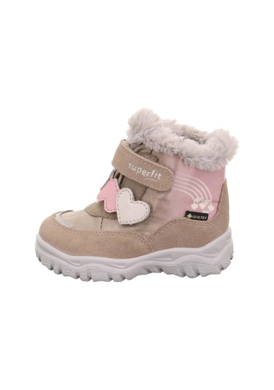 Nubebe Superfit Husky+ Goretex Kız Bebek Kar Botu Bej Bej