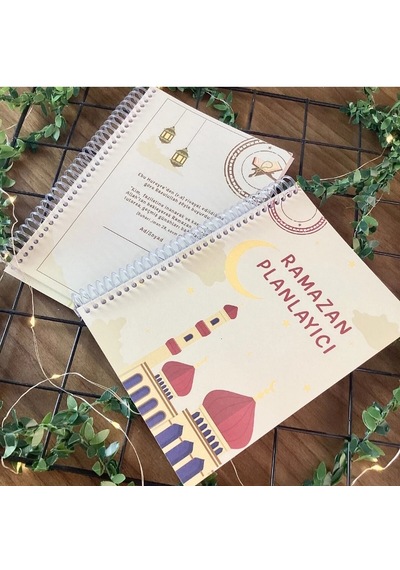 Ramazan Planlayıcı Cüz, Teravih, Oruç, Günlük Planlama, Hatim, Sticker Hediyeli Çok Renkli
