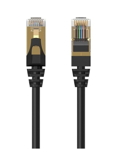Cat7 Ethernet Kablosu 1 Metre 10 Gbps 600 Mhz Metal Zırhlı