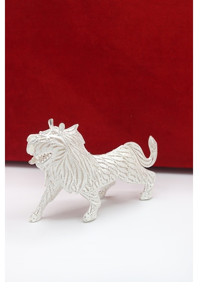 Aslan Model 925 Ayar Gümüş Telkari Biblo Aksesuar 201023080