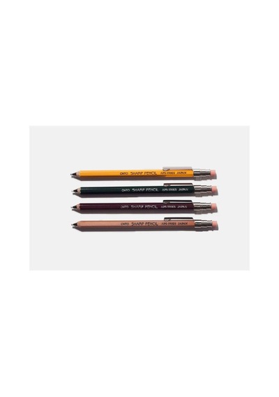 Ohto Wood Sharp Mini Mekanik Kurşun Kalem 0.5mm Natural Aps-350es Krem