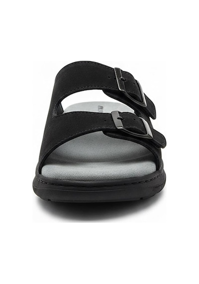 Forelli 40513-h Ejder Siyah Nubuk Erkek Hakiki Deri Terlik Siyah