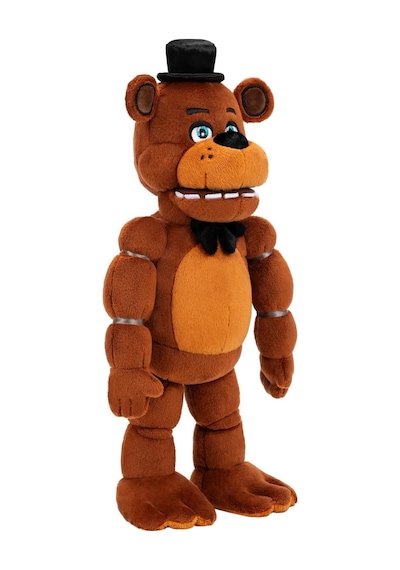 Five Nights At Freddy's Freddy Fazbear Sesli Pozlanabilir Peluş 36 Cm Karanlıkta Parlayan Ayı Kahverengi