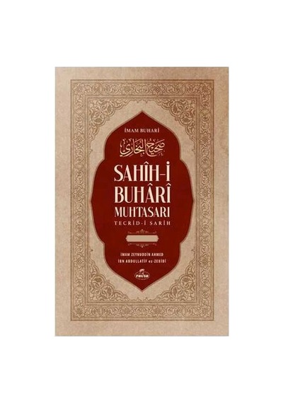 Sahih-i Buhari Muhtasarı Tecrid-i Sarih Ve Tercemesi 2 Cilt - Tahkikli