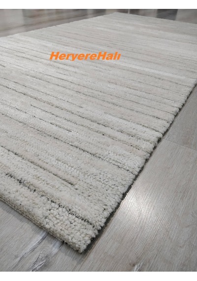 Foneks Halı Oslo 24589a Krem Bej 160x230 Cm Yumuşak Halı