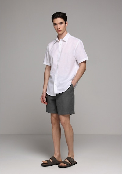 Colin's Colins Relaxed Fit Orta Bel Düz Erkek Yeşil Şort Cl1078482 Q1.v1 Pgr