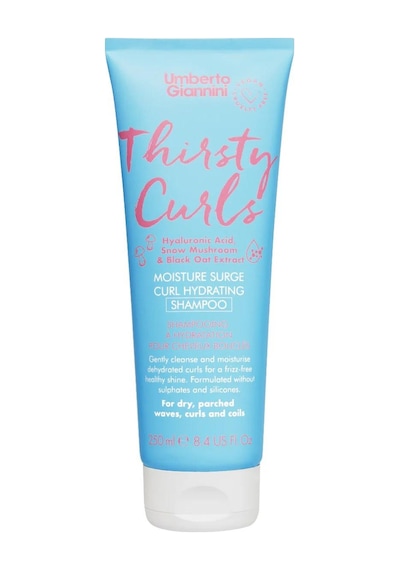 Umberto Giannini Thirsty Curls Nemsiz Kıvırcık Saçlar İçin Hyaluronic Acid İçerikli Nemlendirici Şampuan 250 ML