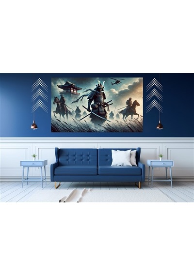 Ti-play Sona Doğru 60x90cm Modern Samuray Pvc Çerçevesiz Tablo