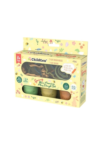 Childgen Doğal Oyun Hamuru Mini Premium Spring Set Çok Renkli