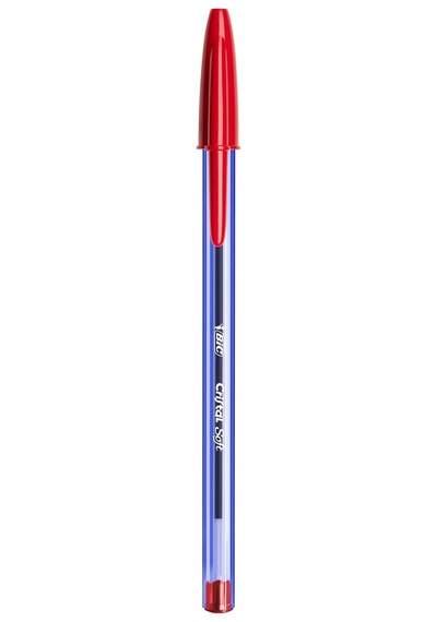 Tr Cristal Soft Tükenmez Kalem, Kırmızı, 50'li Kutu, 1.2 Mm Orta Kalınlıkta Uç, Şeffaf Gövde, Delikli Kapak Genel