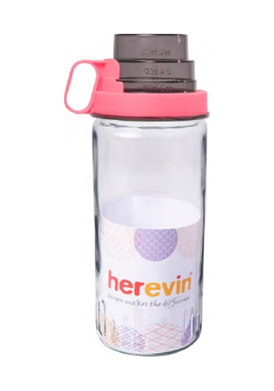 Herevin 131390-801 Ölçü Kaplı Kavanoz 1 ,46 Lt Şeffaf