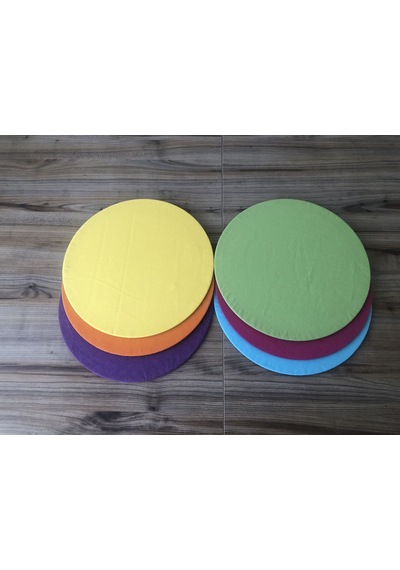Karışık Renkli Supla 33 Cm 6 Adet Mdf Dahil Çok Renkli