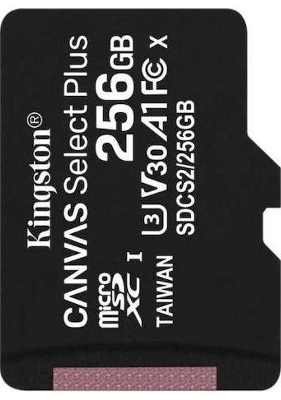 Kingston 256Gb Microsd Canvas Select+ Hafıza Kartı Sdcs2/256Gb