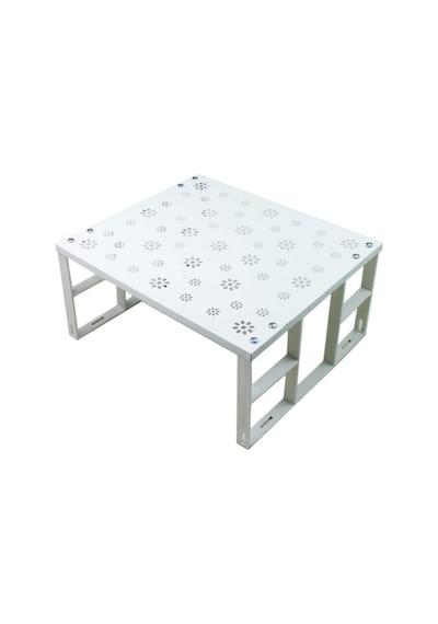 2 Adet Dolap Içi Düzenleyici Raf Metal Tabak Bardak Rafı Metal 35 X 50 Beyaz Diğer