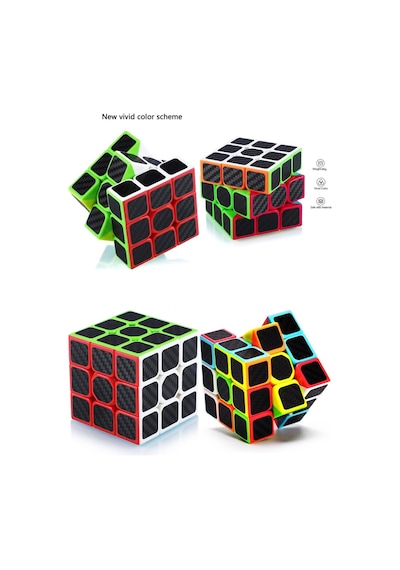 3x3 Fiber Karbon Qy Speed Zeka Küpü Akıl Küpü