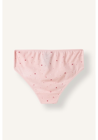 Defacto Baskılı Fiyonk Detaylı Penye 3lü Slip Külot Kız Çocuk I4200a826auwt34 Beyaz-wt34