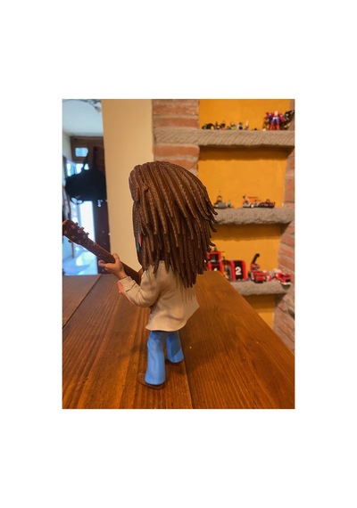 Bob Marley Figür 20cm-3d Baskı-kolleksiyonluk Biblo