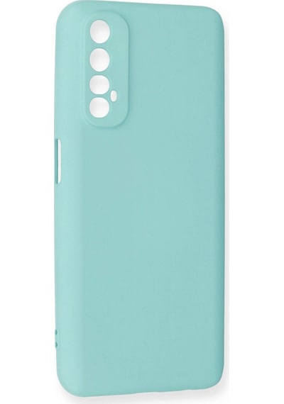 Realme 7 Kılıf Nano İçi Kadife Silikon Turkuaz