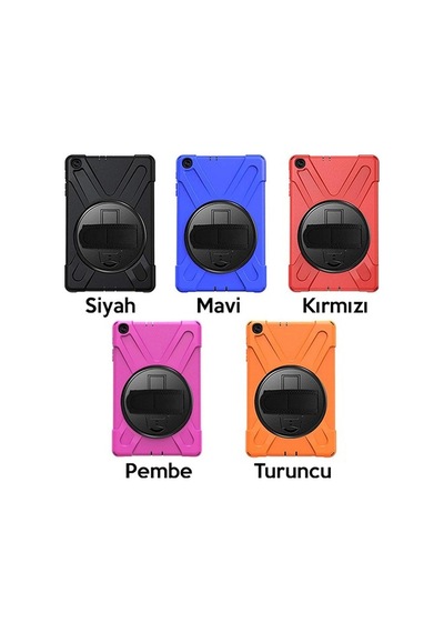 Galaxy Uyumlu Tab A7 10.4 Sm-T500-T505-T507 3 Katmanlı Zırh Kılıf