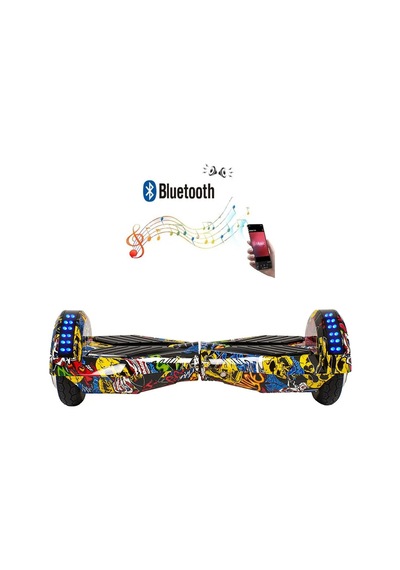 Citymate Smart Balance Elektrikli Kaykay Hoverboard 8.5 İnch Akıllı Denge Ledli Bluetooth Hoparlörlü D01