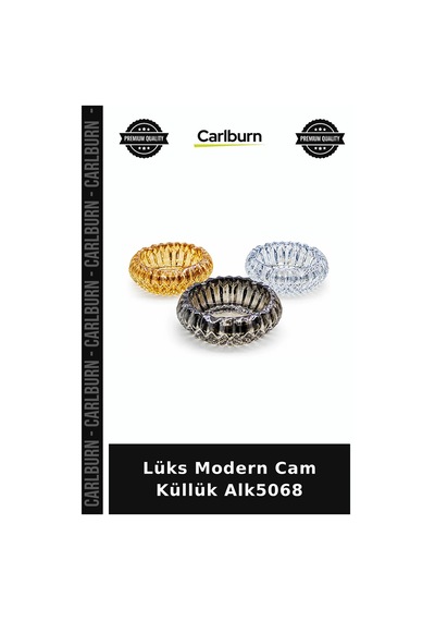 Özel Üretim Lüks Modern Cam Küllük Alk5068