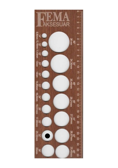 Şeffaf Düğme 32 Boy-20,32mm 100 Adet Nevresim Düğmesi - 690052752