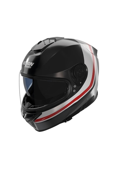Nolan N80.8 İncline 353 Kapalı Kask Siyah Beyaz Kırmızı