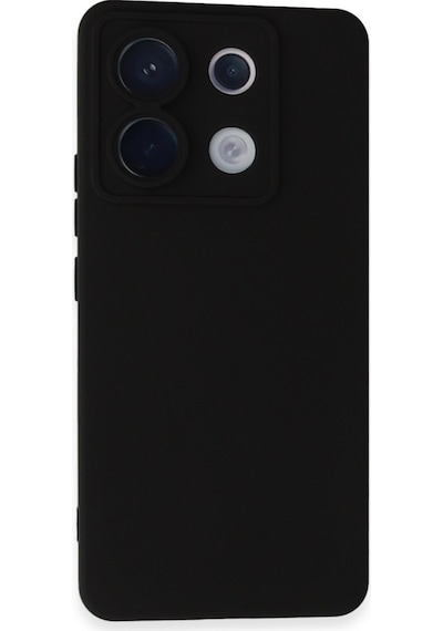 Note 13 Pro 5g Kılıf Nano İçi Kadife Silikon - Siyah