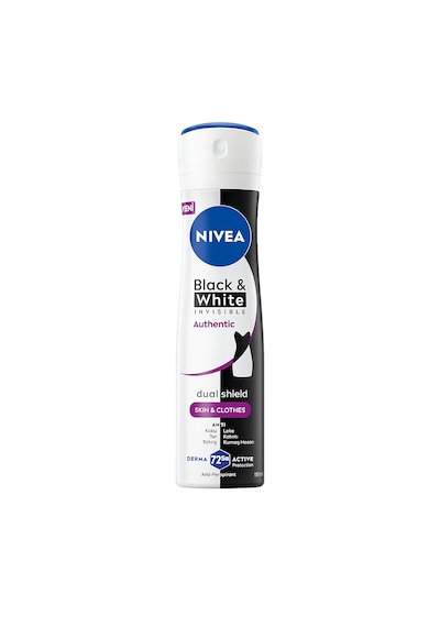 Nivea Black & White Authentic Deodorant Spray 150 Ml