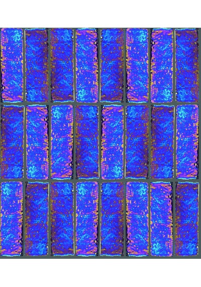 Art Mosaic Pearl Black 6,5x21,5 El Yapımı Terracotta Seramik