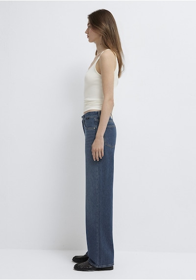 Mavi - Lovely Classic Denim Puslu Koyu Mavi Jean Pantolon 1012645-a3167