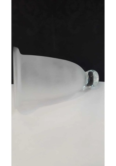Kandil Avize Camı 16cmx11 Cm Beyaz