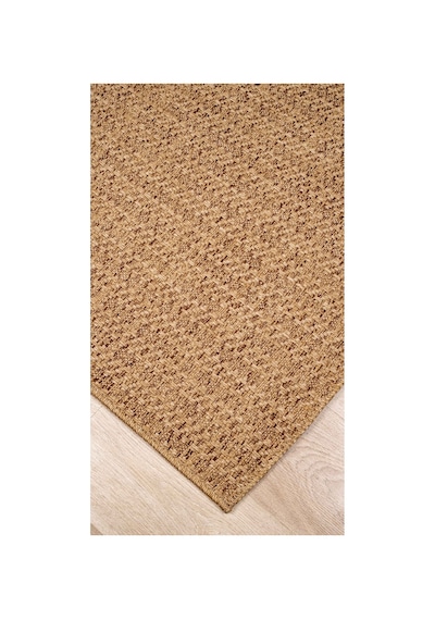 Naturel Sisal Jüt Rengi Hasır Halı Yıkanabilir Kaymaz Taban Dokuma Makine Tozumaz Koyu Bej