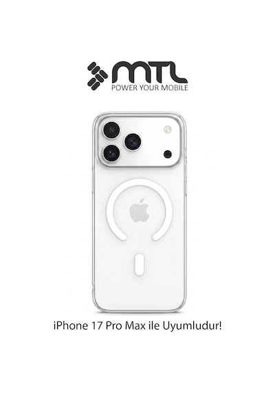 İphone 17 Pro Max Uyumlu Animasyonlu Şeffaf Magsafe Şarj Destekli Sararmayan Sert  Kılıf